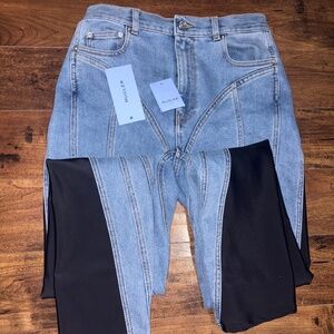 Mugler spiral women’s jeans